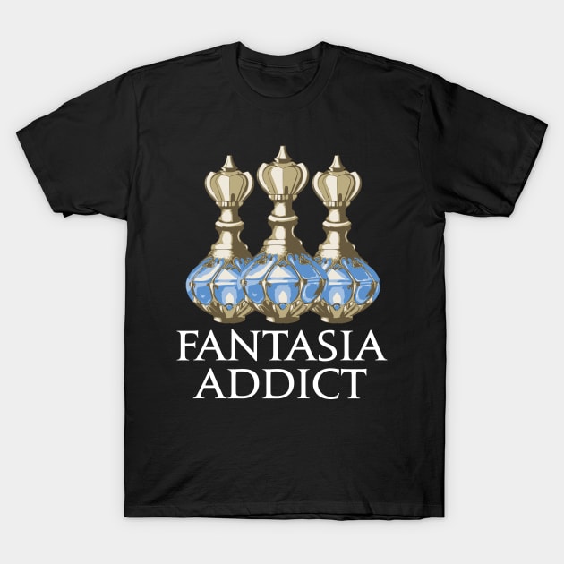 Fantasia Addict For glamorous MMORPG Players T-Shirt by Asiadesign